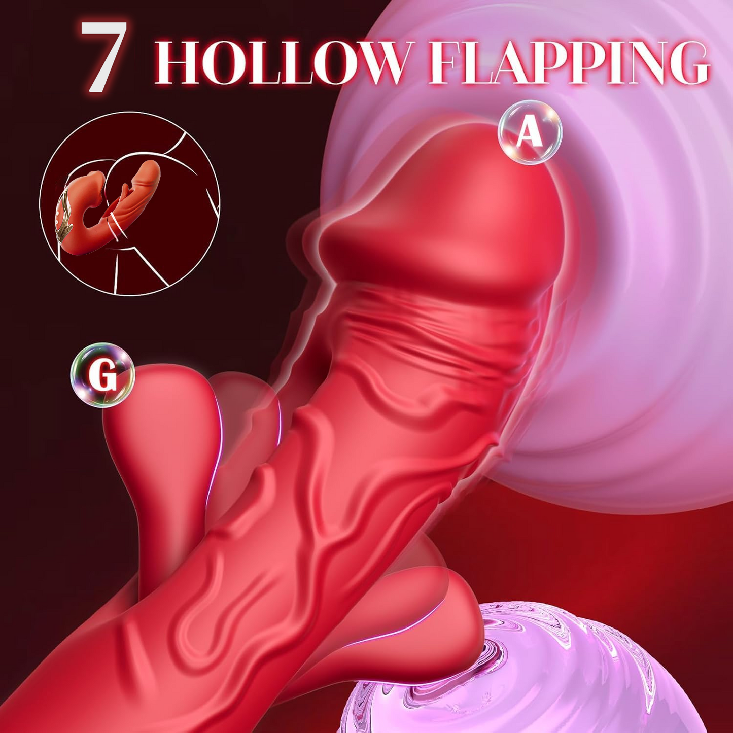 💥 New on sale 2025 💞 7 vibrations and 5 swing modes - G-spot vibrator