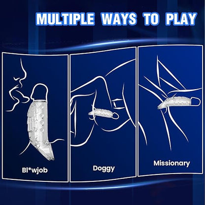 🔥🎁 2025 HOT Deal 💥 Reusable Penis Vibrator – Makes You Longer, Harder & Unstoppable 😍